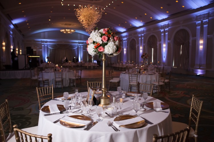 Luxurious Rose Gold and Burgundy Downtown St. Pete Ballroom Wedding, The  Vinoy