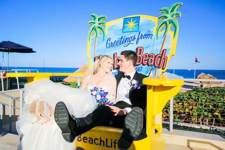 Beachy Florida Wedding At Marriott Harbor Beach My Hotel